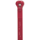 TY5253M-2 CABLE TIE 50LB 11 RED NYLON 2-PC D