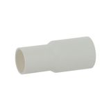 Reducing sleeve for Ø20mm conduits for reduction from 20mm to 16mm - white RAL9010 antimicrobial