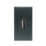 USB 2.1A OUTLET ANTHRACITE