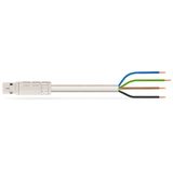pre-assembled connecting cable;Eca;Plug/open-ended;white
