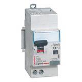 Differential circuit breaker DX³4500 automatic upper inlet and lower outlet U+N screw 230V~ - 20A typeAC 30mA - 2 modules