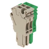 Plug (terminal), Plug-in connection, 2.5 mm², 500 V, 24 A, Number of p