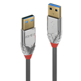 1m USB 3.2 Type A to A Cable, 5Gbps, Cromo Line USB Type A Male to A Male