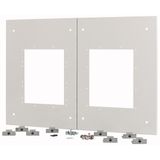 Front panel for 2x IZMX16, fixed mounting, HxW=550x800mm