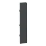 Push button sensor Flex, KNX, system design, 1-gang, rocker, anthracite