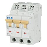 Miniature circuit breaker (MCB) with plug-in terminal, 13 A, 3p, characteristic: B