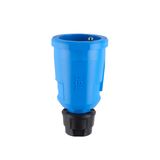 Hightech connector, French/Belgian, Elamid, blue, contact protection, IP20, Typ 1580