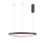 Triac Dimmable Coffee Brown Aluminium  &Acrylic  LED 47 Watt 230 Volt   3340Lm 3000K IP20  D: 65 H: 150 cm Adjustable Height