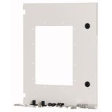 Front door for IZMX16, withdrawable, HxW=550x425mm, IP55, grey