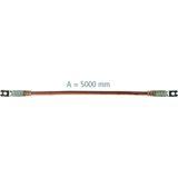 Single-pole earthing and short-circuit. cable 150mm² with crimped cabl