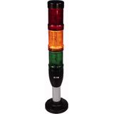 Complete device, red-orange-green, LED, 24 V, including base 100mm