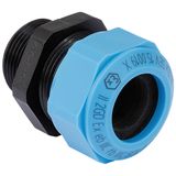 Cable gland Progress synth. GFK M63x1.5 Ex e II cable Ø48-52mm blue