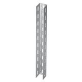 US 5 40 A4  U profile, perforated on three sides, 50x50x400, Stainless steel, material 1.4571 A4, 1.4571 without surface. modifications, additionally treated