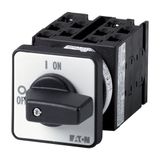 Star-delta switches, T0, 20 A, flush mounting, 5 contact unit(s), Contacts: 9, 60 °, maintained, With 0 (Off) position, 0-1-2, Design number 15900