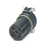 Flush-type connector