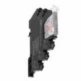 Slimline relay 6 mm incl. socket, SPDT, 6 A, Screw terminals, 230 VAC