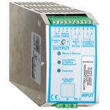 Single-phase Power Supply pulsing, w.UPS, 230VAC/24VDC, 10A