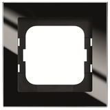 1721-245 Cover Frame Busch-axcent® glass black