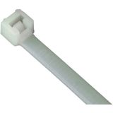 Cable Tie, Natural PA 6.6 for Temp up to 85 Degrees C for Indoor Appl,