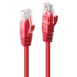 5m Cat.6 U/UTP Network Cable, Red RJ45, M/M, 250MHz, Copper