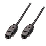 TosLink SPDIF Digital Optical Cable, 2m Connect audio devices via optical SPDIF connection