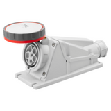 90° ANGLED SURFACE-MOUNTING SOCKET-OUTLET - IP67 - 3P+E 63A 380-415V 50/60HZ - RED - 6H - SCREW WIRING