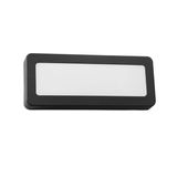 Wall fixture IP65 Grove Diffuser Rectangular LED 3W 4000K Black 219lm