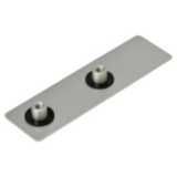 Mounting Kit for D41L, 1 x Aluminium protective plate, 2x Aluminium th