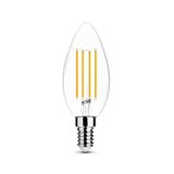 LED Filament Candle 4W 4000K 470lm E14 C35 360ø