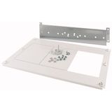 NH switch-disconnectors mounting unit, 400A, W=800mm, XNH2 3p, mounting on mounting plate