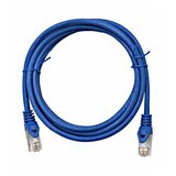 Patchcord RJ45 shielded Cat.6a 10GB, LS0H, blue, 10.0m