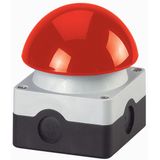 Palm switch, 1N/O+1N/C, mushroom red, surface mounting