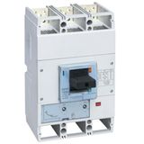MCCB DPX³ 1600 - thermal magnetic release - 3P - Icu 70 kA (400 V~) - In 630 A