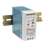 Pulse power supply unit 24V 2.5A mounting on DIN rail with control