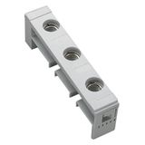 D02-fuse base, busbar-mounting with distance strip