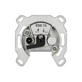 ESD 73 Broadband distribution outlet1-Hole IE