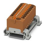 PTFIX 10/18X4-NS35A BN - Distribution block