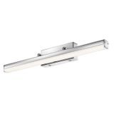 Chrome Aluminium & Acrylic LED 12 Watt 230 Volt 1174Lm 3000K IP44 L: 49 W 1: 3 W 2: 7.5 H: 6.5 cm