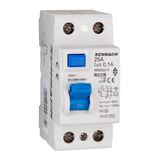 Residual Current Circuit Breaker 10kA, 25A, 2-pole, 100mA