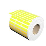 Device marking, Self-adhesive, halogen-free, 32 mm, Polyester, yellow