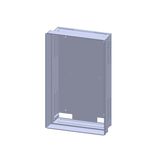 Wall box, 2 unit-wide, 18 Modul heights