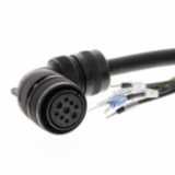 Servo motor power cable, 10 m, with brake, 900 W-1.5 kW