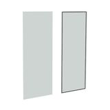 Side panels (pair) H=2200 D=800 mm sheet steel RAL7035