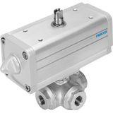 VZBA-1/4"-GGG-63-32T-F0304-V4V4T-PP30-R-90-C Ball valve actuator unit