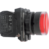 Plastic pushbutton switch LED FP PCPI RED 1NС IP40 24V