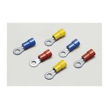 Insulated ring terminal, pitch M4, 6mm, yelow