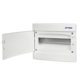 Flush-mounting Distribution Board 1-row, 12MW, white door