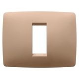 ONE PLATE - IN PAINTED TECHNOPOLYMER - 1 MODULE - SOFT COPPER - CHORUSMART
