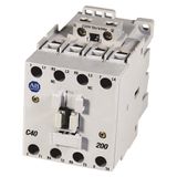 Contactor, IEC, 40A, 4P, 24VDC Electronic Coil w/Integrated Diode