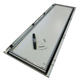 Door with linkage and 2-position double bar lock for Altis cabinet maintenance 1600x600mm